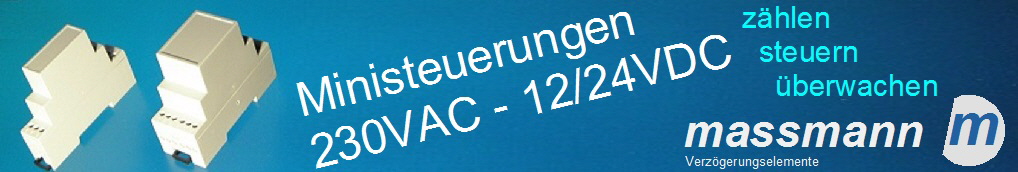 Mini-Steuerungen 230VAC / 12VDC / 24VDC