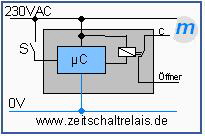 massmann Zeitrelais 230VAC Inp potenzialfrei