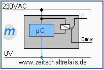 massmann Zeitrelais 230VAC ffner potentialfrei