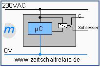 massmann Zeitrelais 230VAC Schliesser potentialfrei