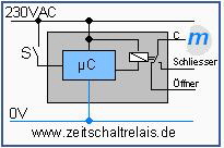 massmann Zeitrelais 230VAC WInp potenzialfrei