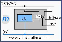 massmann Zeitrelais 230VAC Wechsler potentialfrei