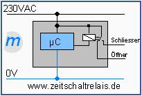 massmann Zeitrelais 230VAC Wechsler